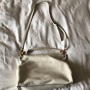 Kate Spade white crossbody purse